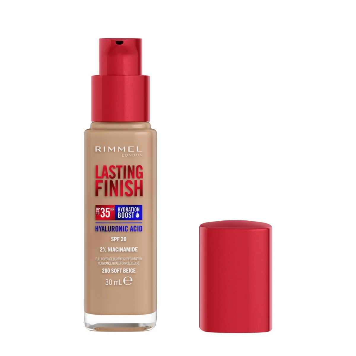 Fond de ten Lasting Finish 35H 200 Soft Beige, 30ml, Rimmel London