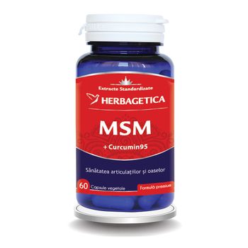 MSM+ Cucumin95, 60 capsule, Herbagetica 