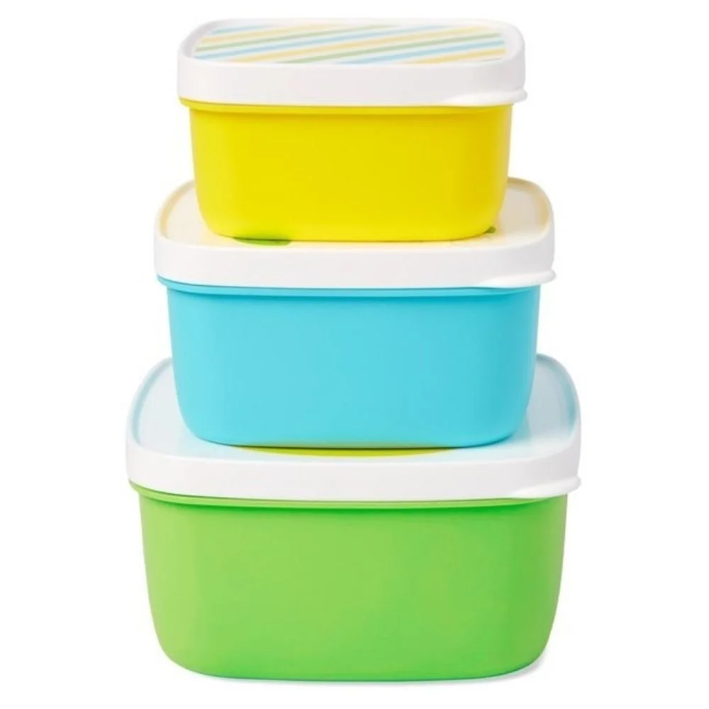 Set cutii pentru pranz Zoo Girafa, 3 bucati, Skip Hop