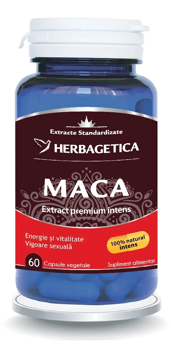 Maca Zen Forte, 60 capsule, Herbagetica