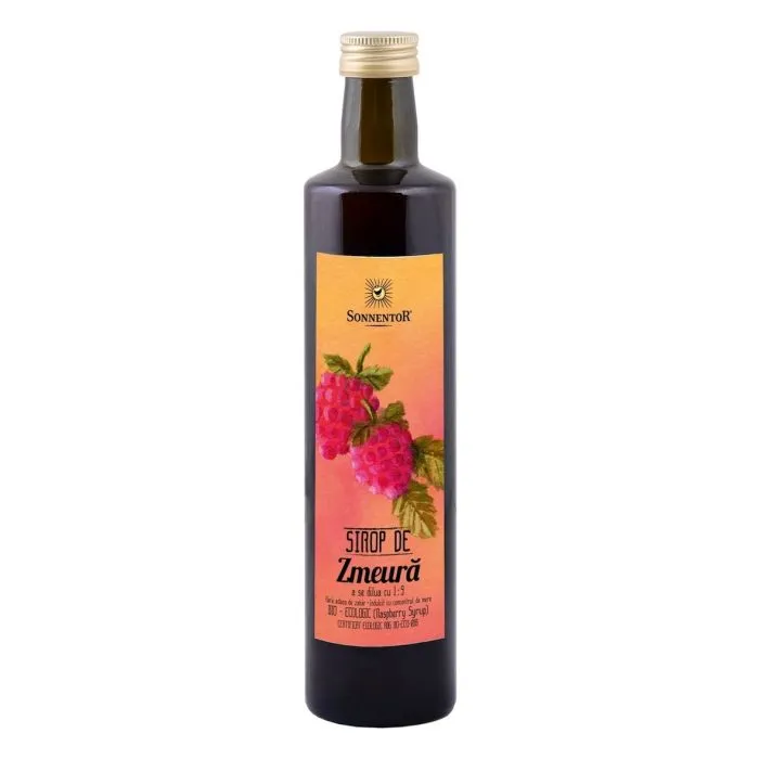 Sirop Bio Zmeura (fara zahar), 500ml,  Sonnentor