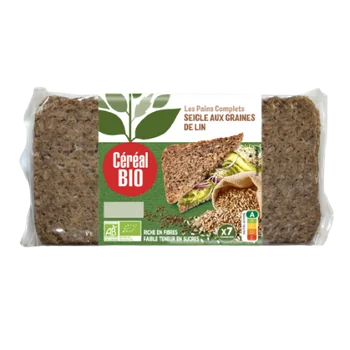 Paine integrala de secara, ovaz si in bio, 500g, Cereal Bio