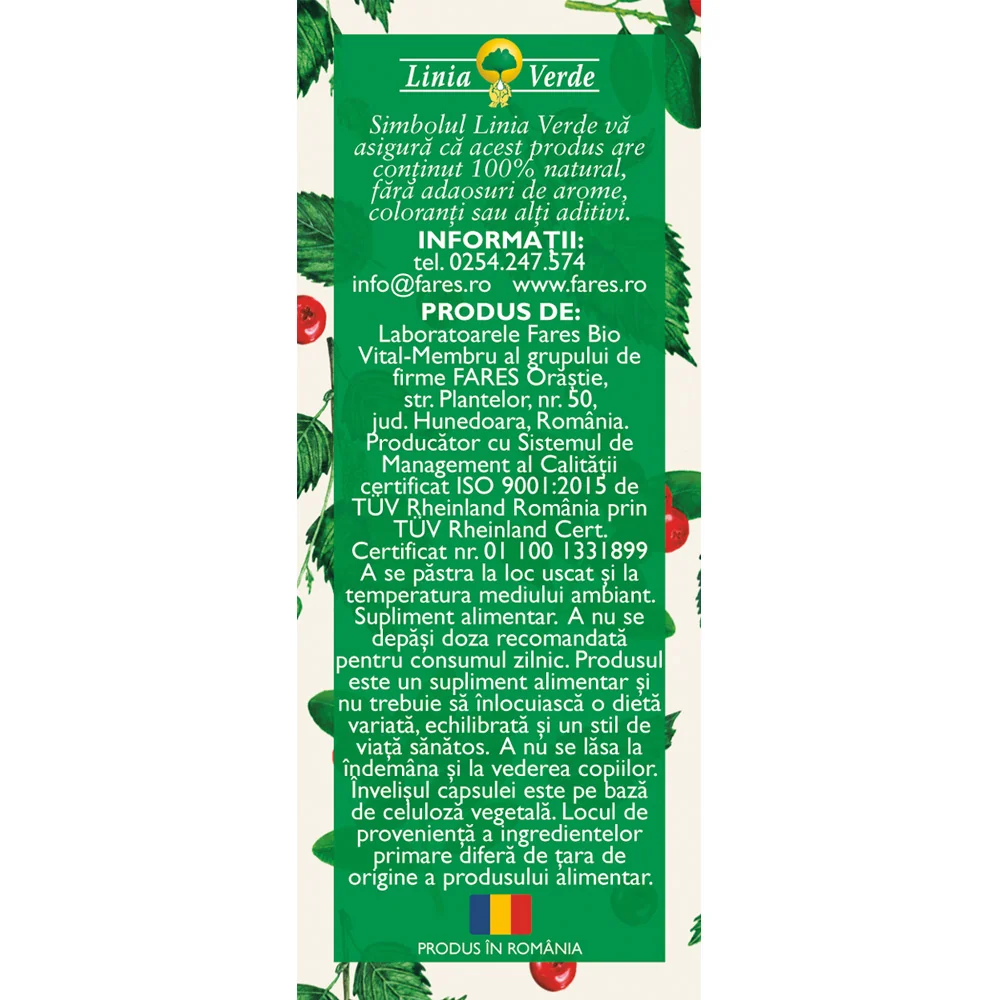 Diurosept cu D-manoza, 30 capsule, Fares