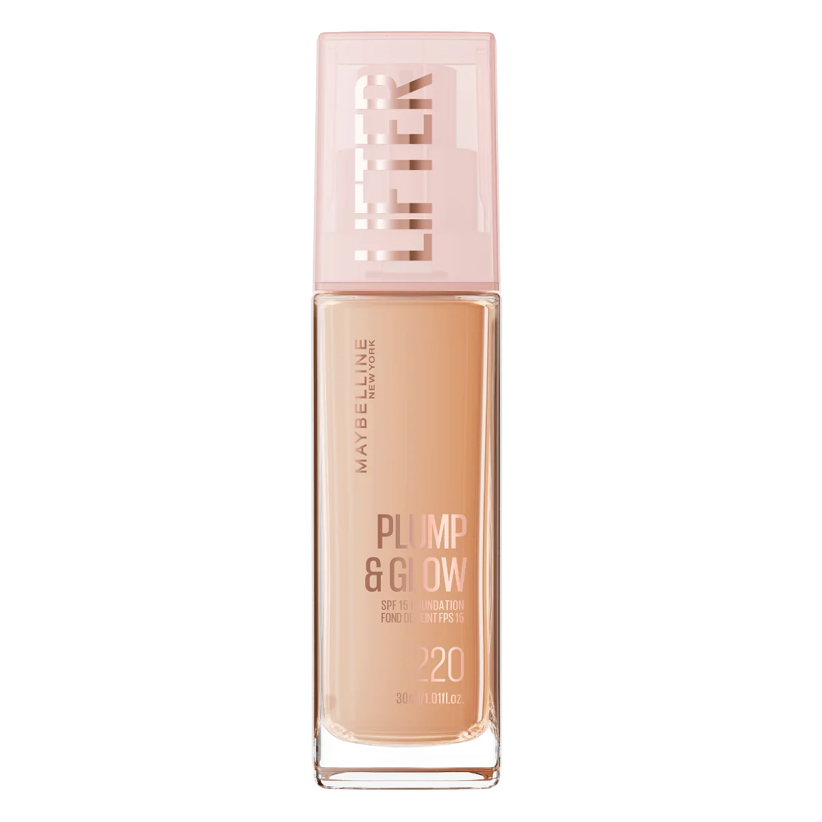 Fond de ten Lifter Plump & Glow Nr. 220, 30ml, Maybelline