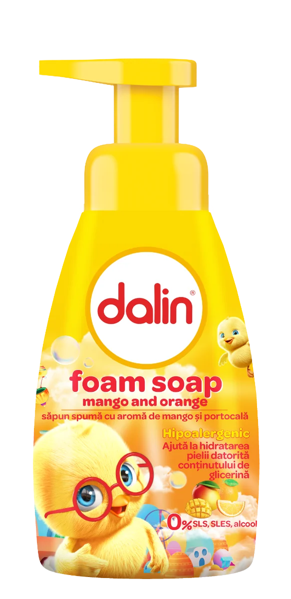 Sapun spuma cu mango, 200ml, Dalin