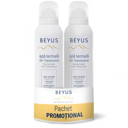 Apa termala din Transilvania spray, 2x250ml, Beyus