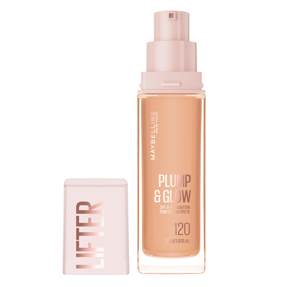 Fond de ten Lifter Plump & Glow Nr. 120, 30ml, Maybelline