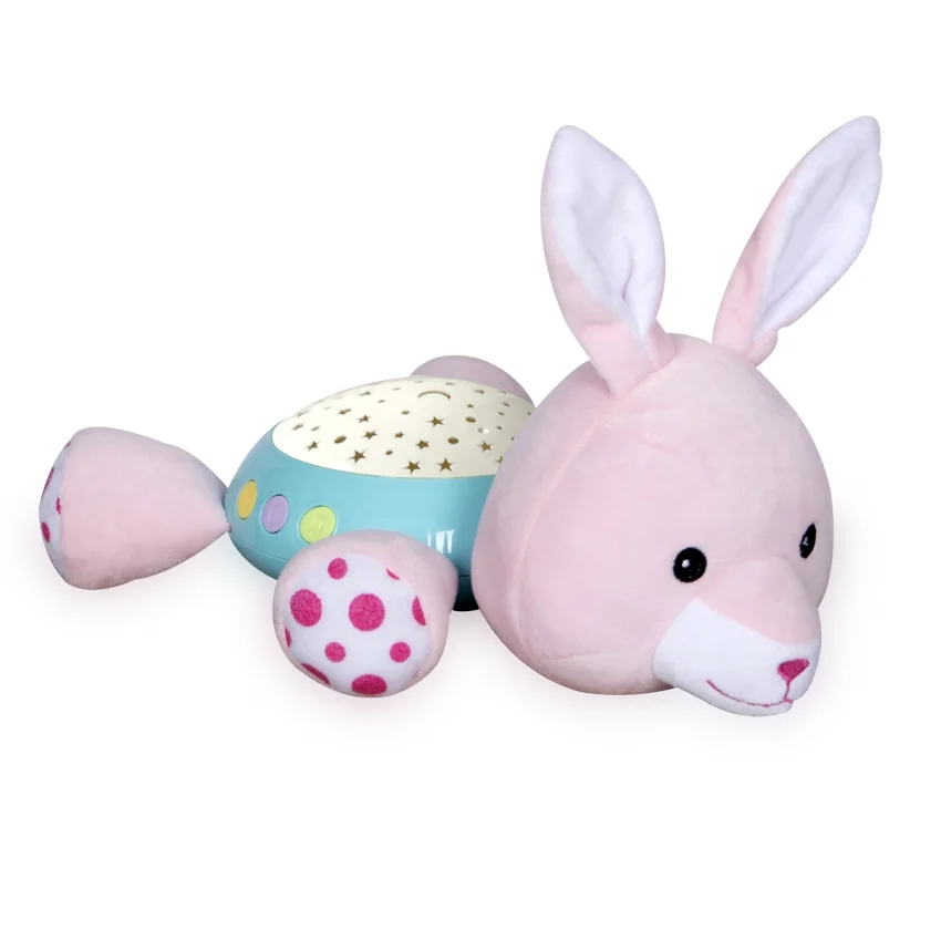 Lampa de veghe cu sunete si proiector Rabbit, 1 bucata, Lorelli