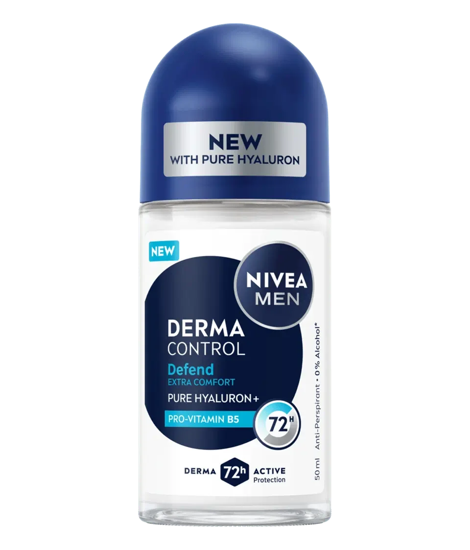 Deodorant roll-on pentru barbati Derma Control Defend, 50ml, Nivea