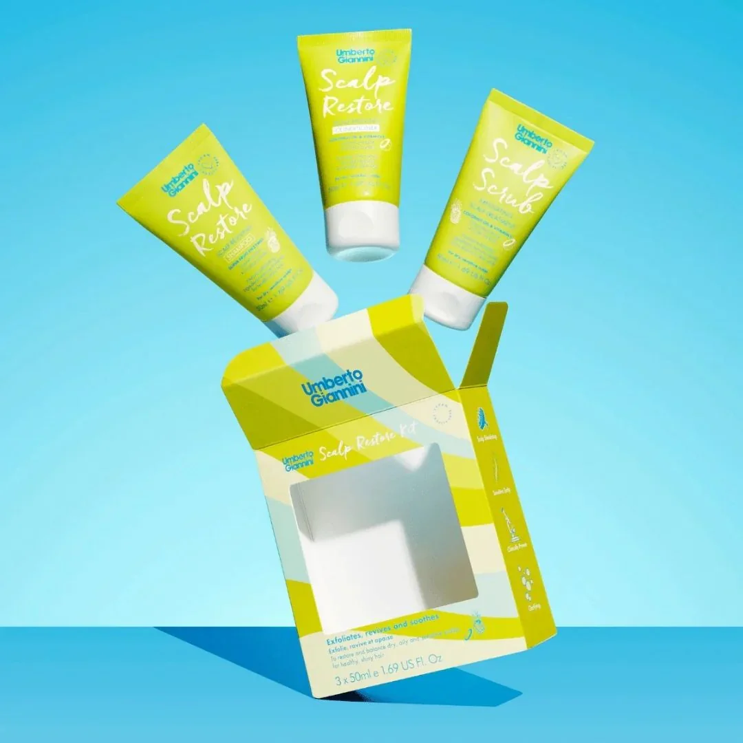 Set travel size anti-matreata Scalp Restore Kit, 1 bucata, Umberto Giannini