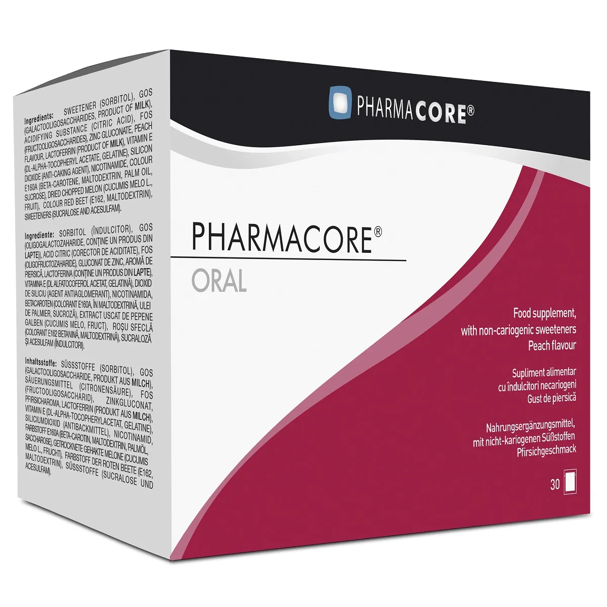 Supliment Oral Acne Control 90 mg, 30 plicuri, Pharmacore