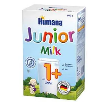 Lapte praf Junior 1+, incepand de la 12 luni, 600 g, Humana