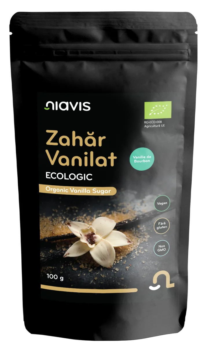 Zahar vanilat ecologic, 100g, Niavis