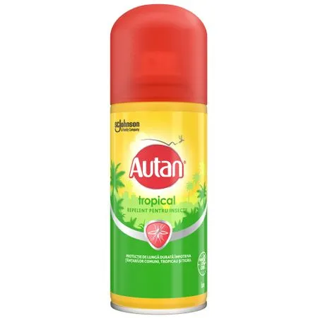 Spray Tropical impotriva tantarilor, 100ml, Autan