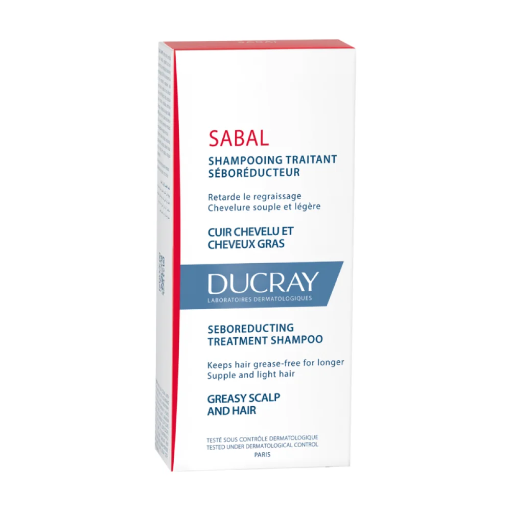 Sampon sebo-reglator pentru par gras Sabal, 200 ml, Ducray
