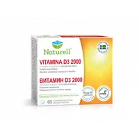 Vitamina D3 2000UI, 60 comprimate, Naturell