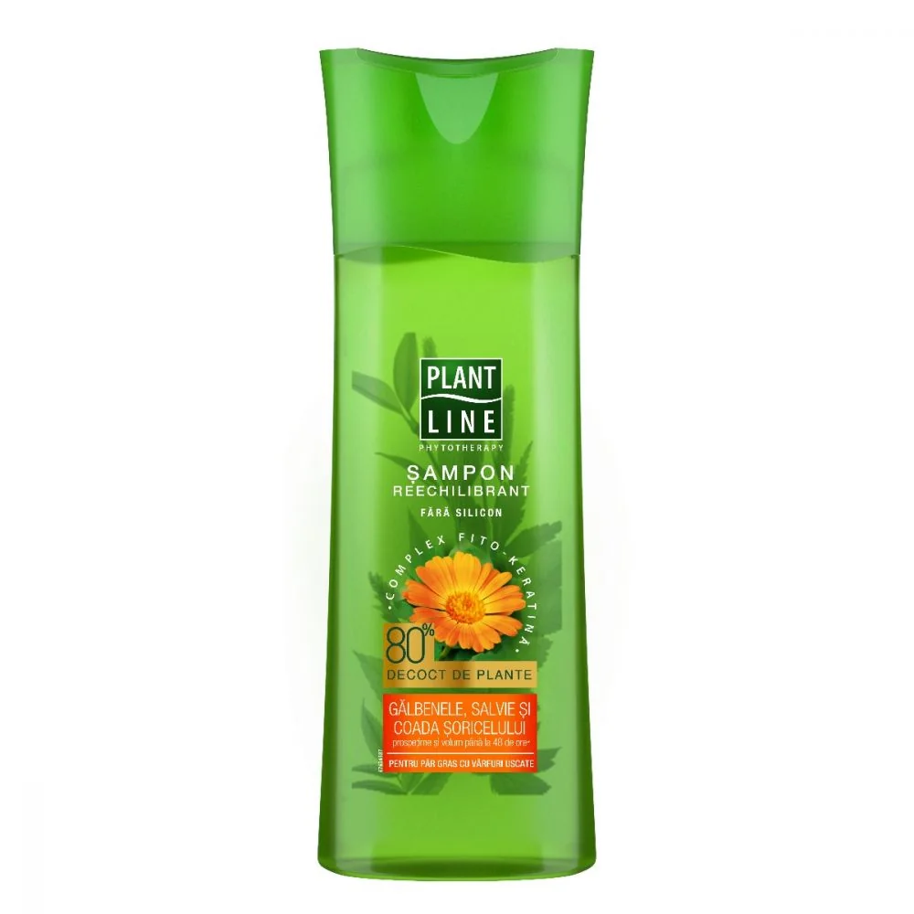 Sampon cu extract de galbenele, 400ml, Plant Line