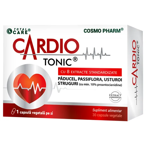 Cardio Tonic, 30 capsule vegetale, Cosmopharm