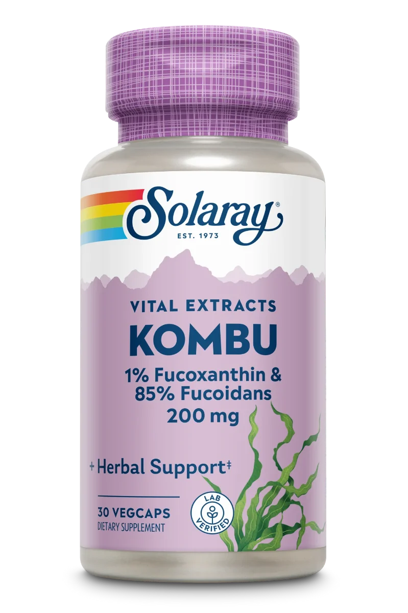 Kombu Fucoxanthin Solaray, 30 capsule, Secom