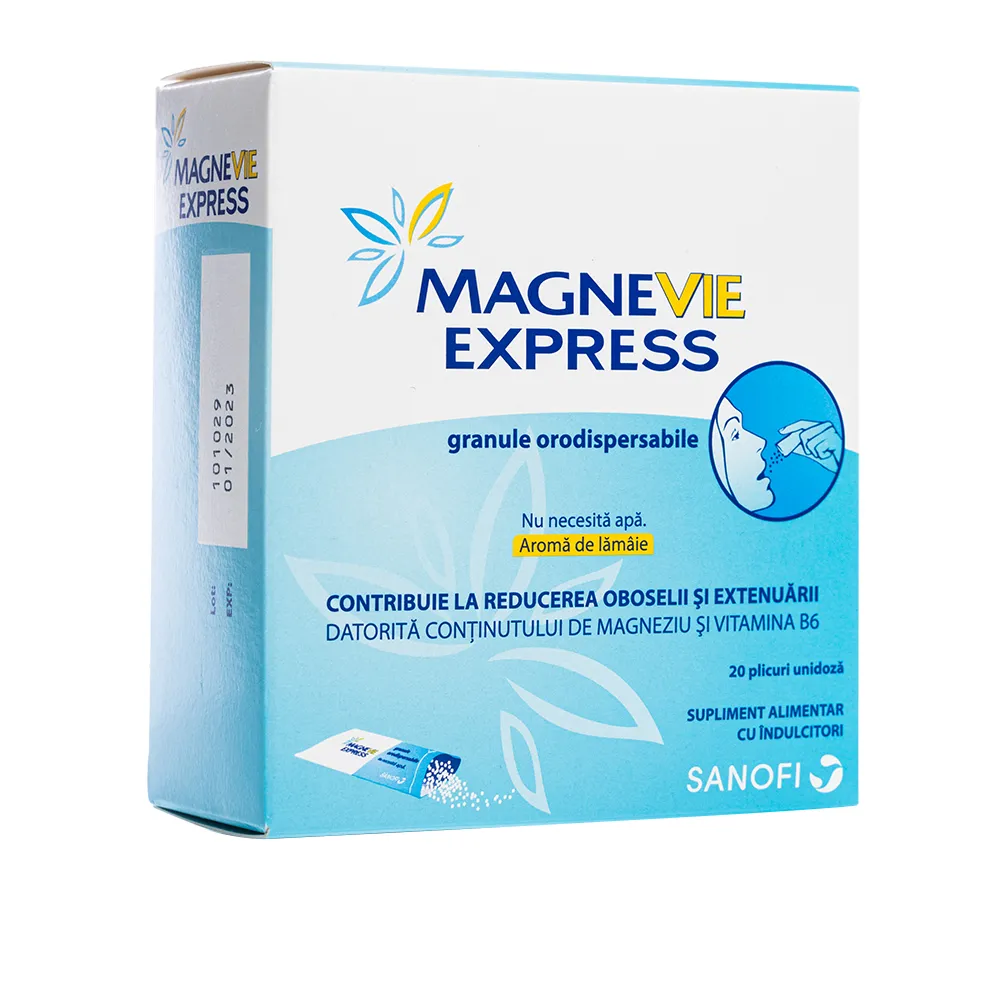 Magnevie Express, 20 plicuri, Sanofi 