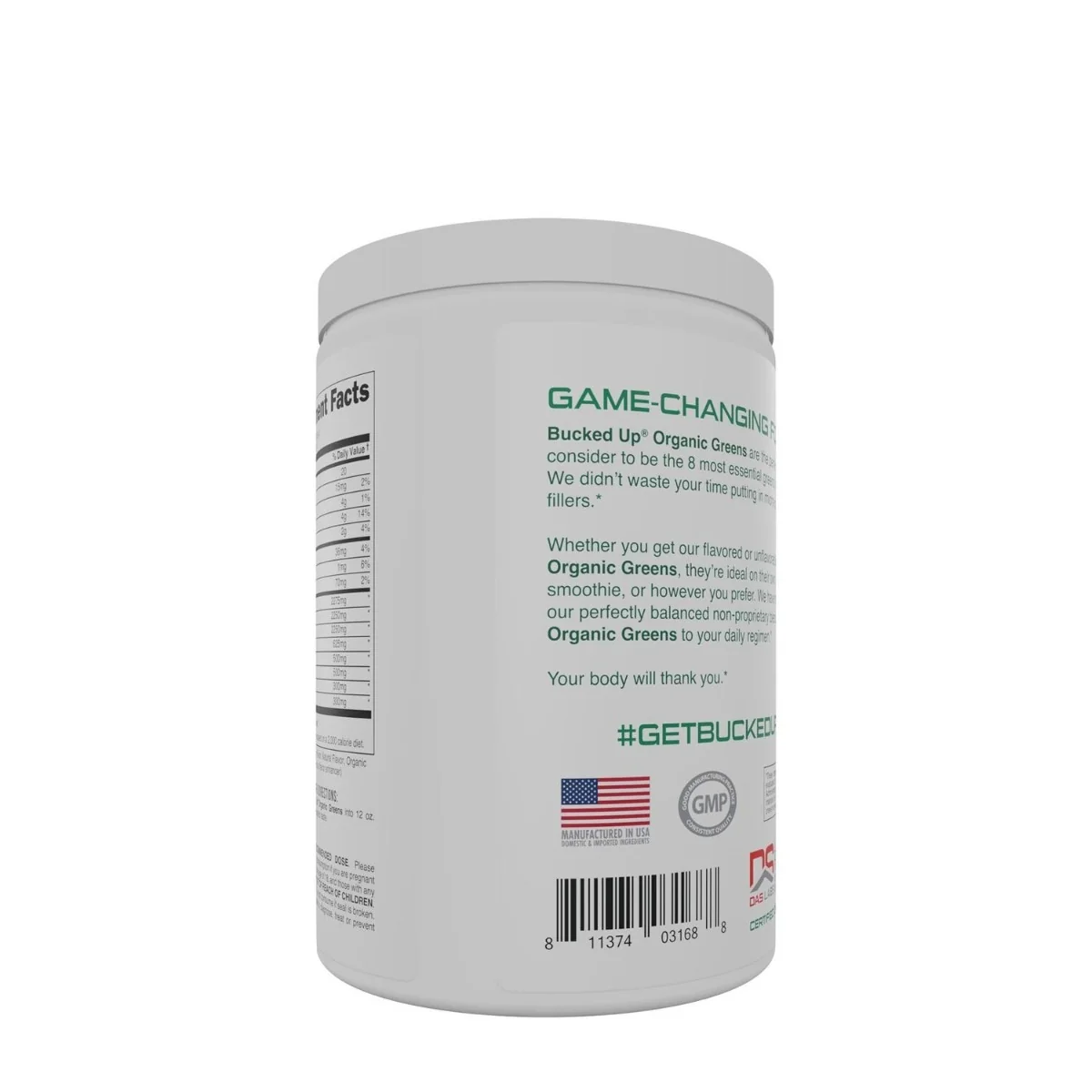 Verdeturi organice cu aroma de fructe de padure, 316.8g, Bucked Up