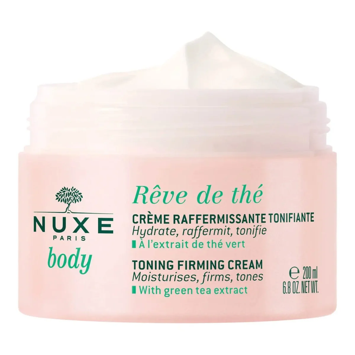 Crema de corp tonifianta Reve de The, 200ml, Nuxe