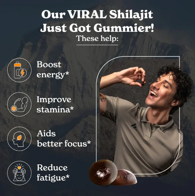 Jeleuri de Shilajit din Himalaya Pure Himalayan Shilajit Gummies BetterAlt, 60 jeleuri, GNC