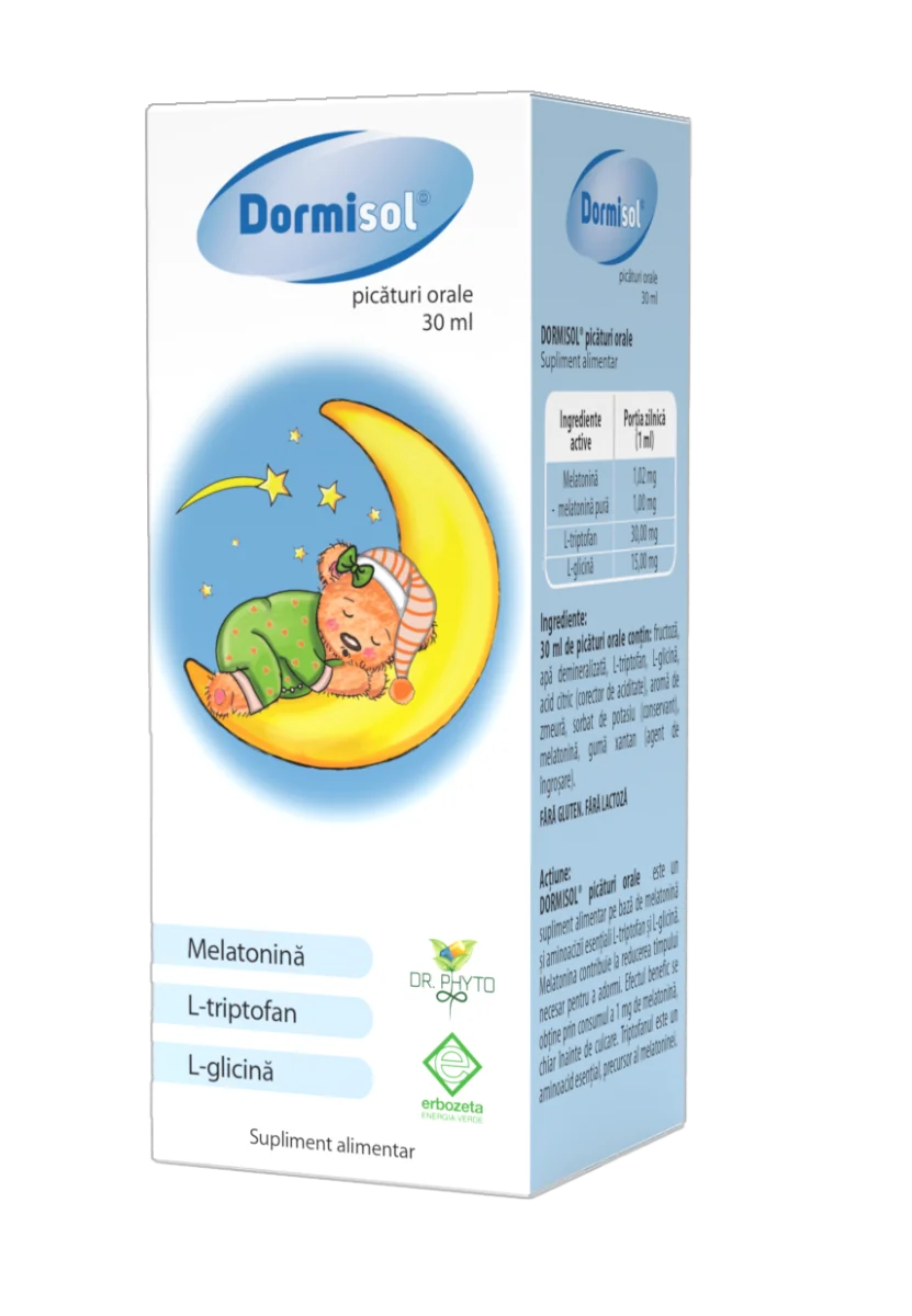 Dormisol picaturi orale, 30ml, Dr. Phyto