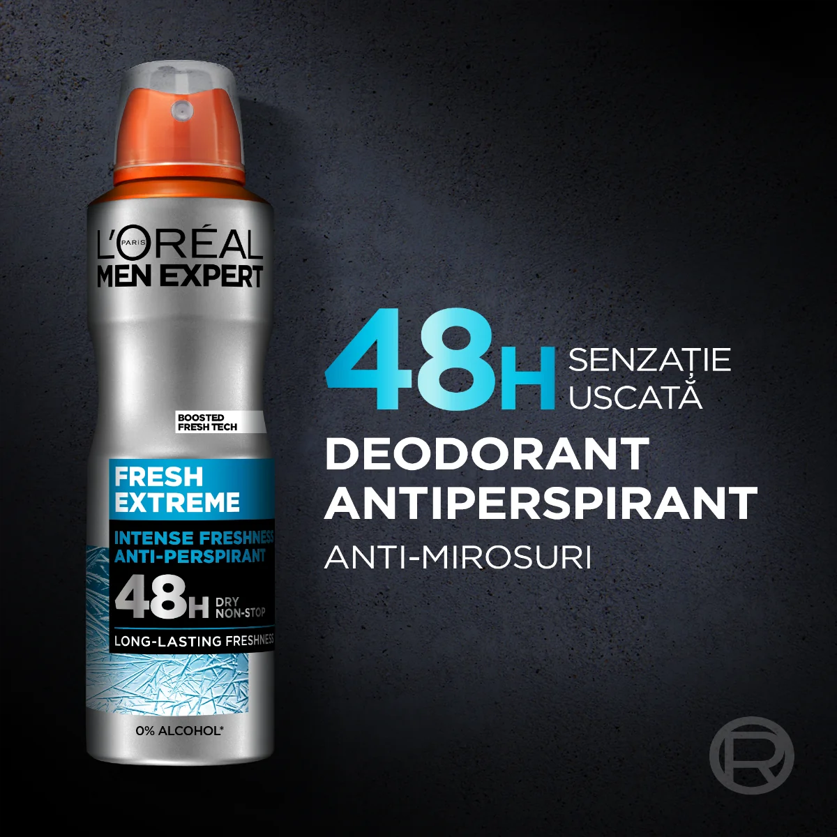 Antiperspirant spray Fresh Extreme, 150ml, L'oreal Men Expert