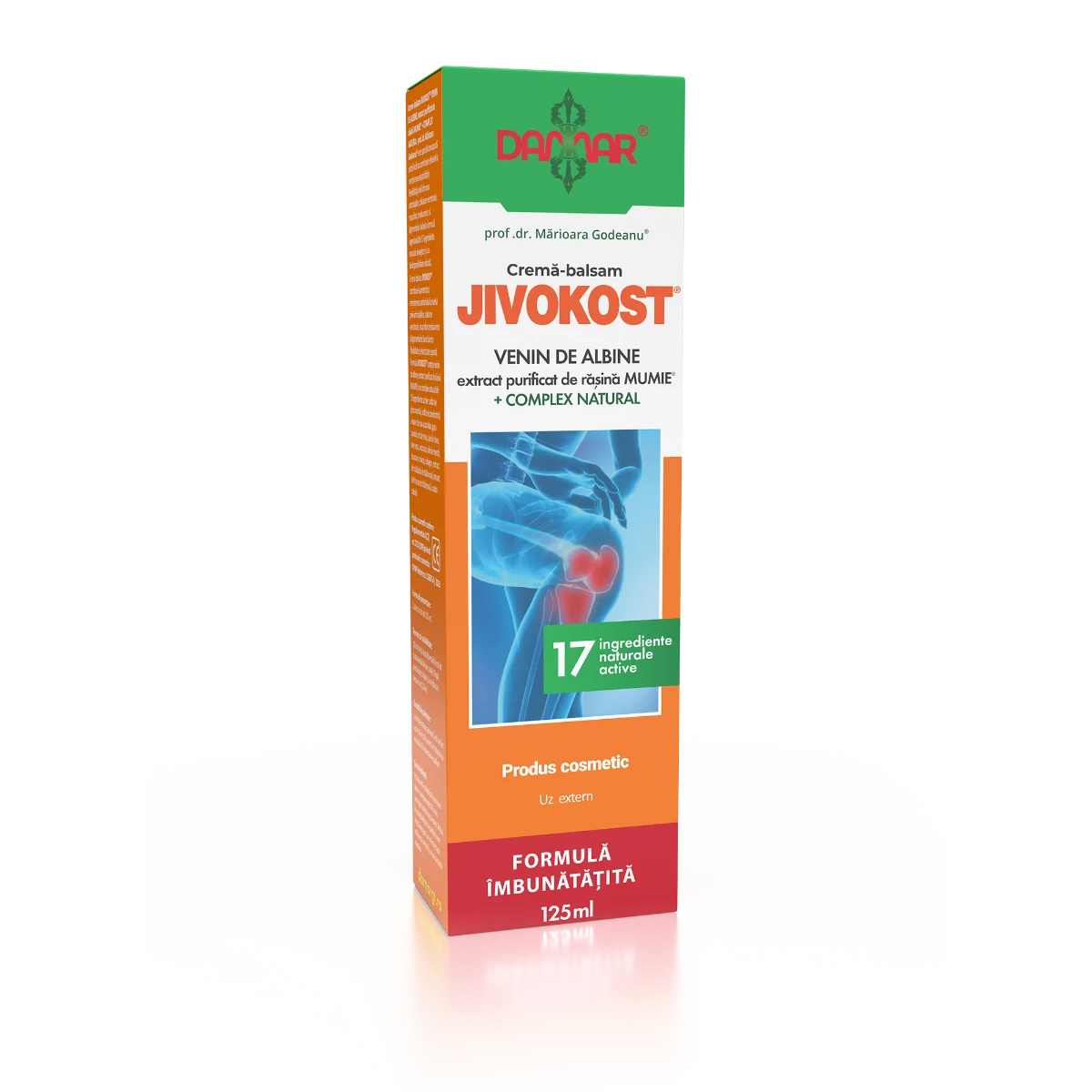 Crema-balsam Jivokost® cu venin de albine si rasina Mumie® + Complex Natural, 125ml, Damar