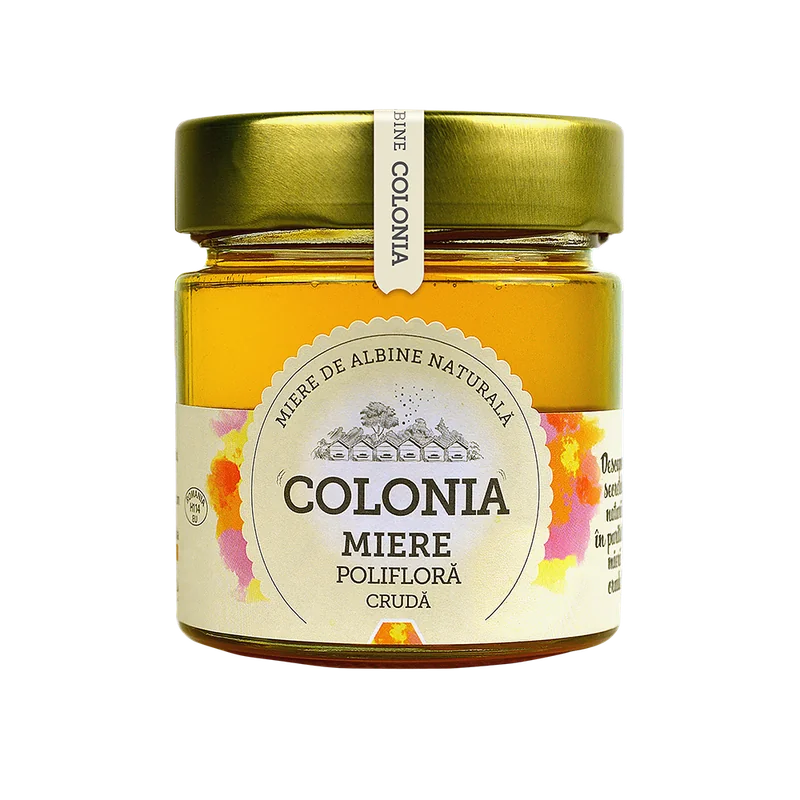 Miere poliflora cruda, 270g, Colonia