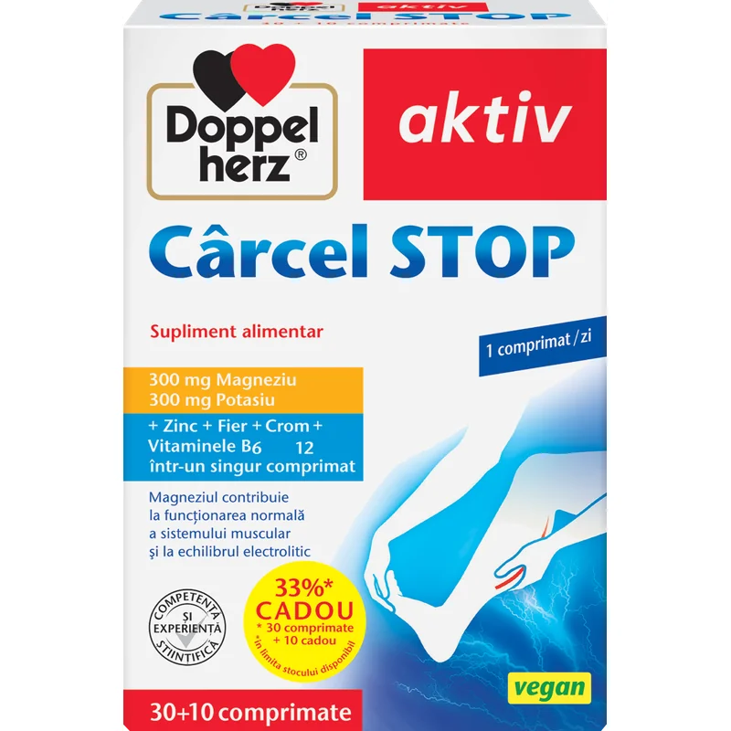 Pachet Aktiv Carcel Stop, 30 + 10 comprimate, Doppelherz