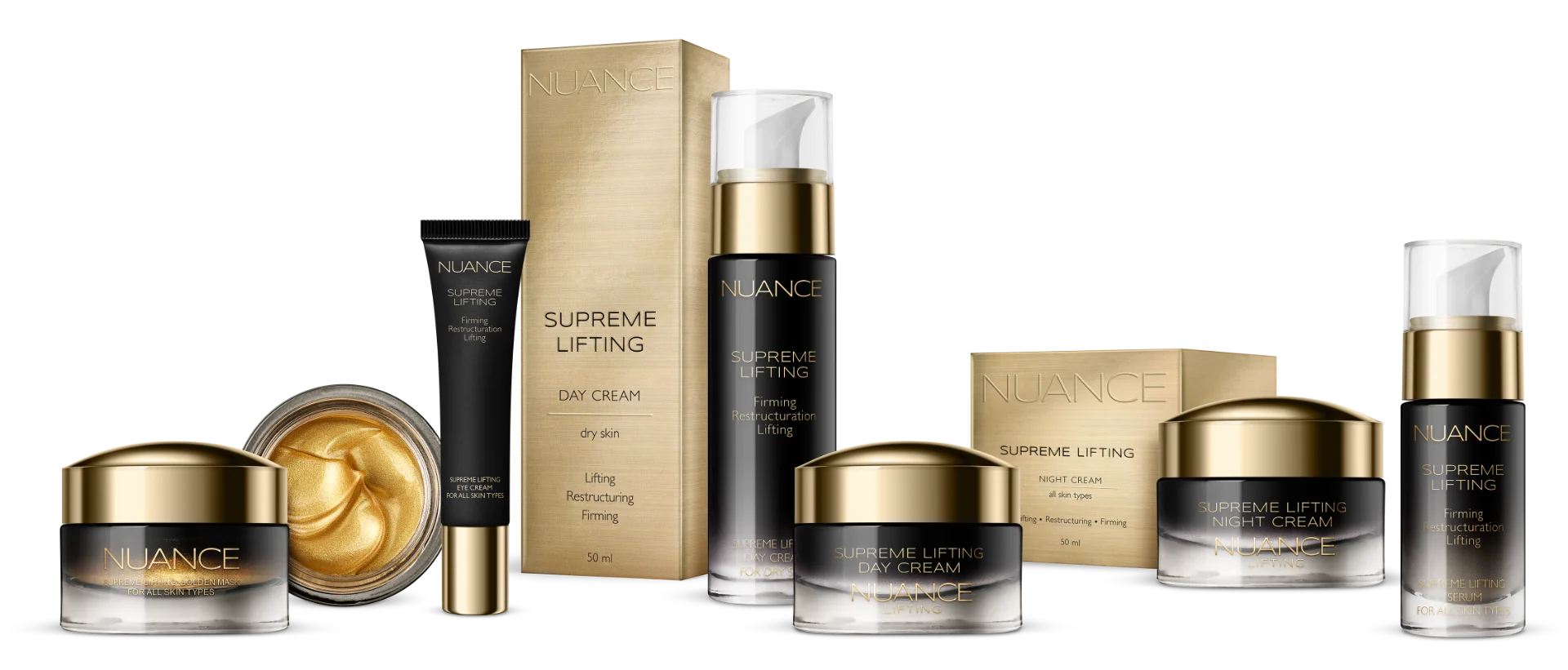 Crema de zi pentru ten uscat Supreme Lifting, 50ml, Nuance
