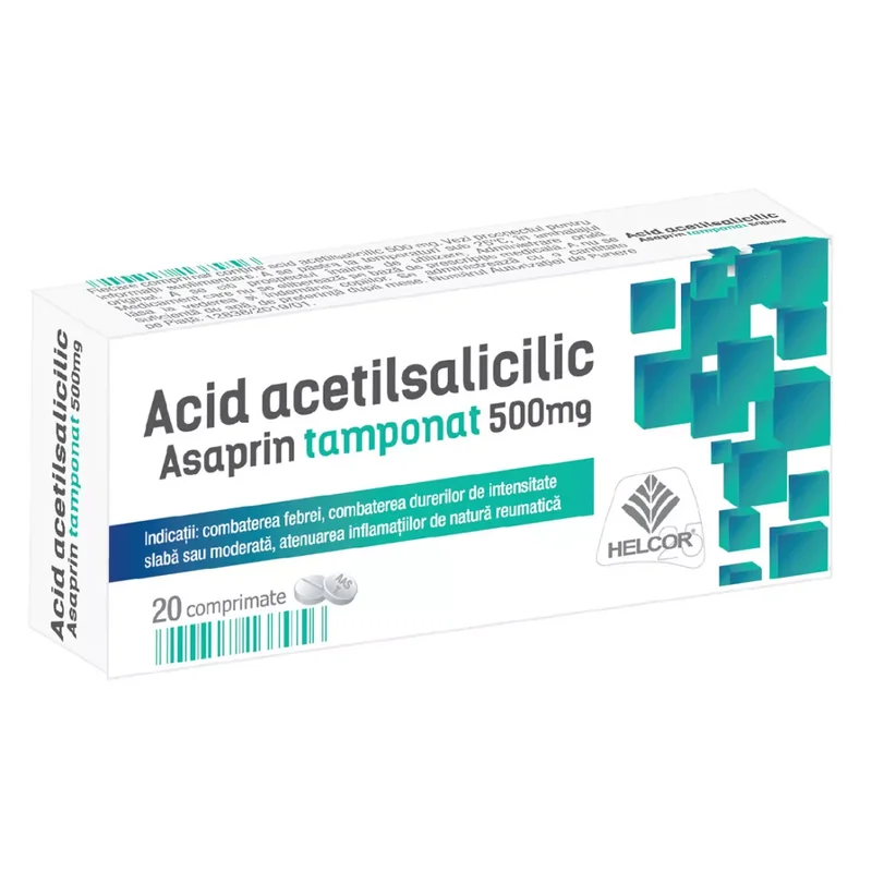 ASAprin T 500mg, 20 comprimate, AC Helcor