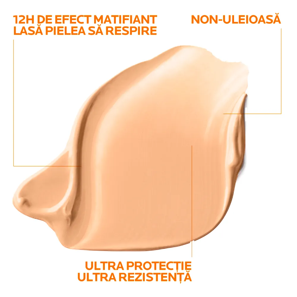 Pigment correct crema protectie solara SPF 50+ cu pigment de culoare pentru fata nuanta deschisa Anthelios, 50ml, La Roche-Posay 