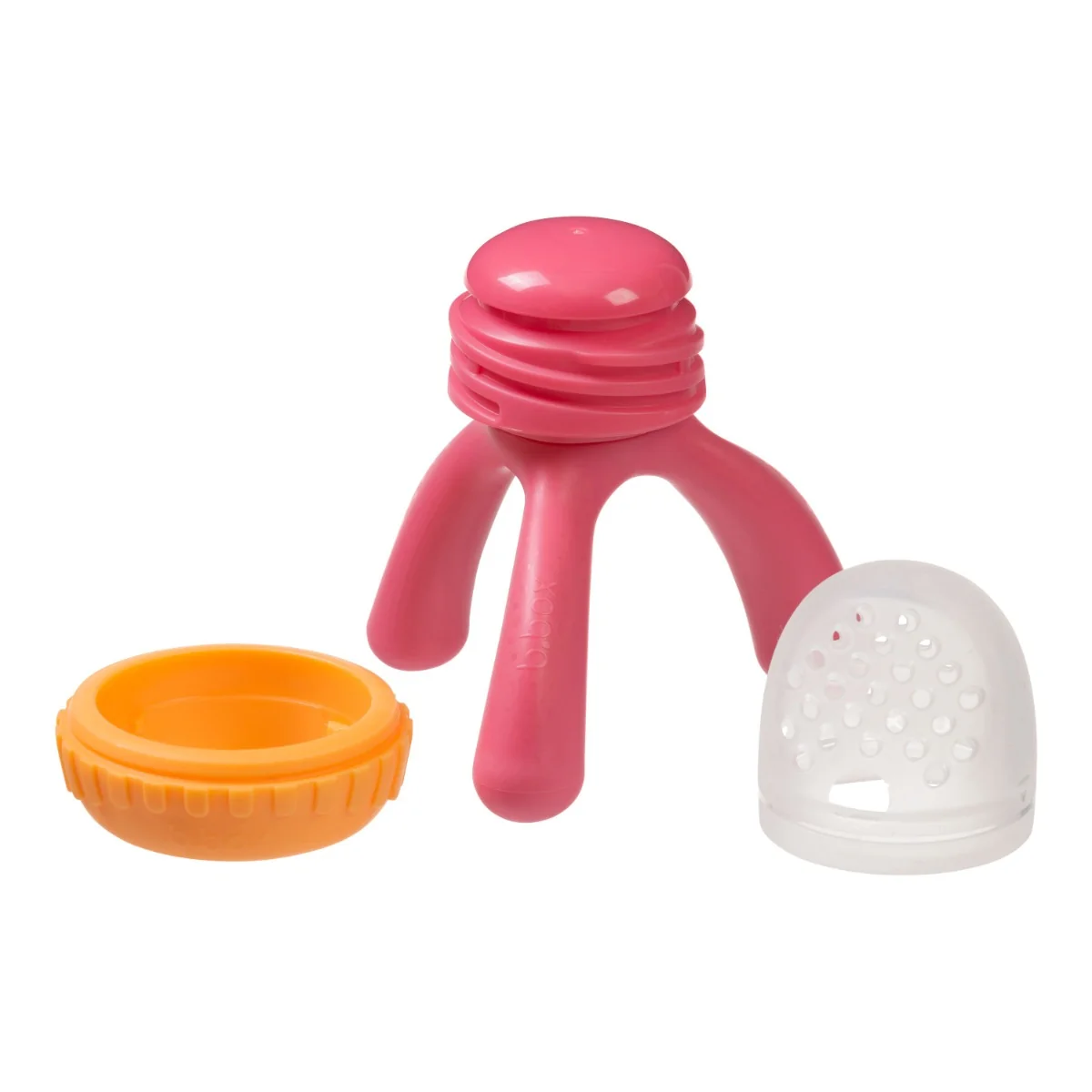 Dispozitiv de hranire din silicon pentru +6 luni Roz, 1 bucata, Bbox
