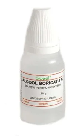 Alcool boricat 4%, 20g, Bioeel