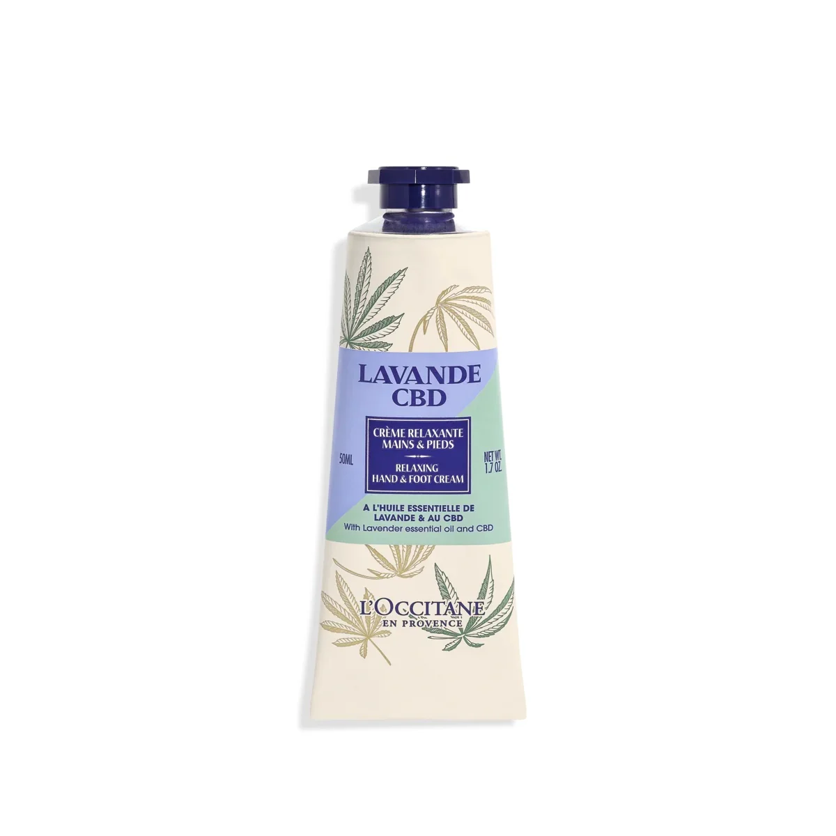 Crema pentru maini si picioare Lavande CBD, 50ml, L'Occitane