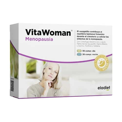 Supliment pentru ameliorarea simptomelor menopauzei Vitawoman Menopause, 60 capsule, Eladiet