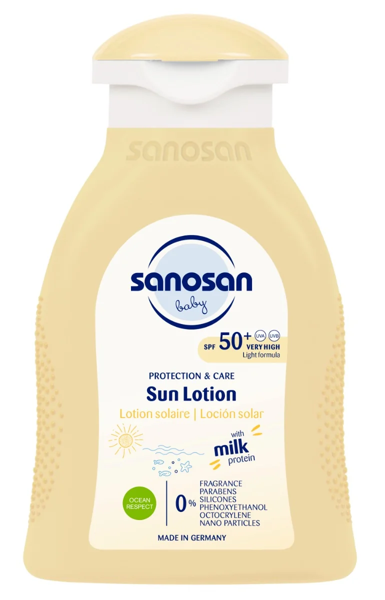 Lotiune protectie solara pentru copii SPF50+, 100ml, Sanosan