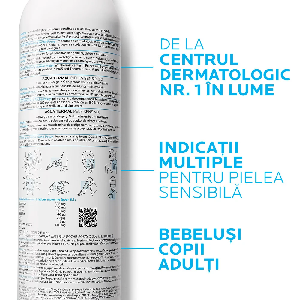 Apa termala cu efect de calmare si protejare, 300ml, La Roche-Posay