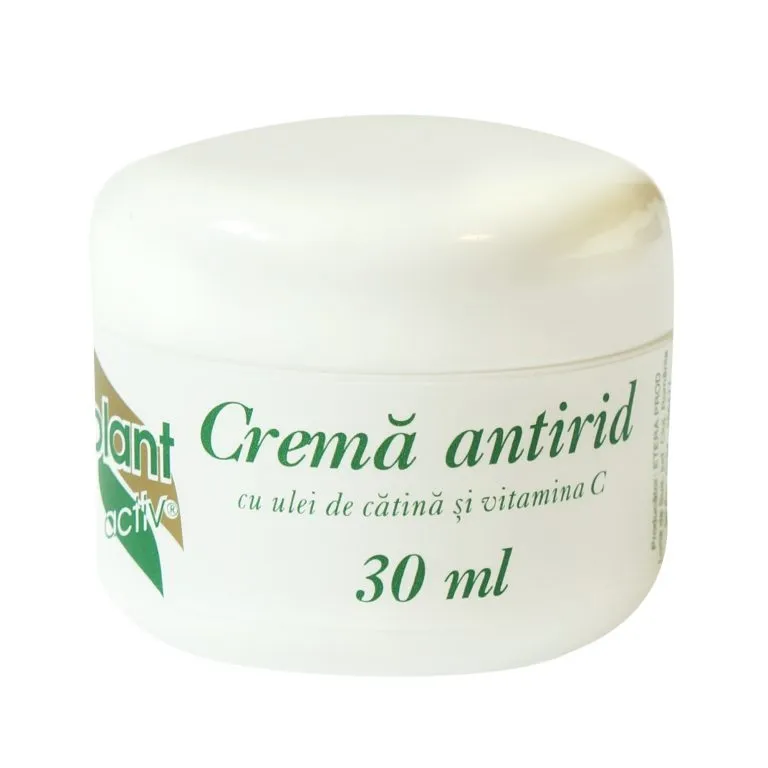 Crema antirid cu Ulei de catina si Vitamina C, 30ml, Plant Activ 