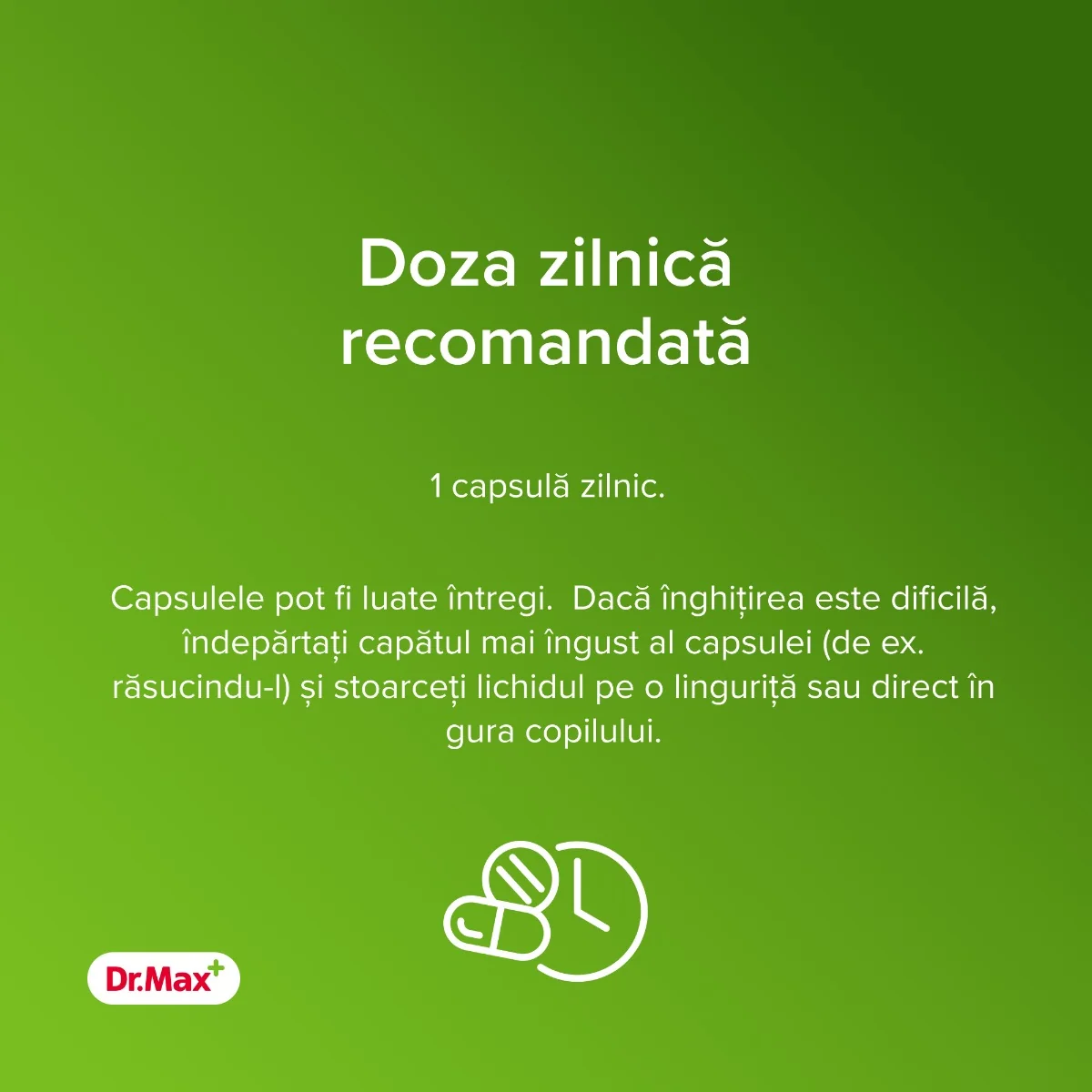 Dr. Max Vitamina D3 Kids pentru copii, 30 capsule twist-off