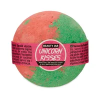 Bila de baie eferbescenta cu Vitamina E si capsuni Unicorn Kisses, 150g, Beauty Jar