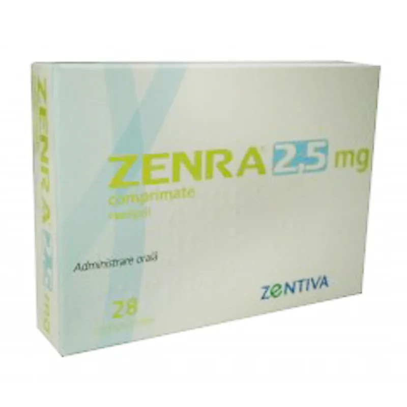Zenra 2.5mg, 28 comprimate, Zentiva 