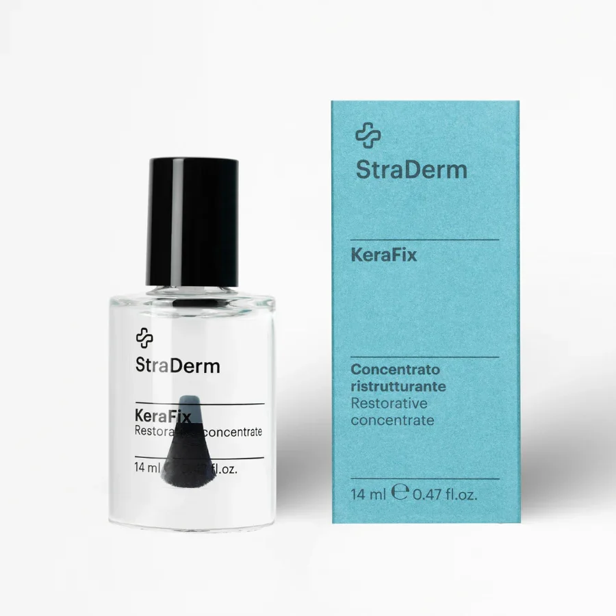 Concentrat reparator pentru unghii cu siliciu marin, 14ml, StraDerm