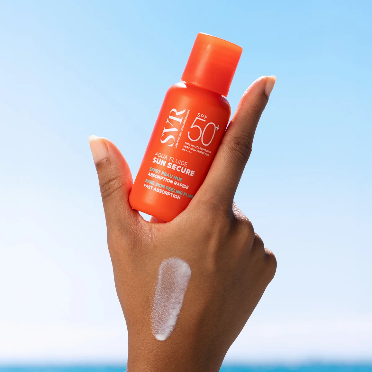 Fluid pentru ten cu protectie solara SPF50+ Sun Secure Aqua Fluid, 50ml, SVR