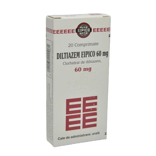 Diltiazem 60mg, 20 comprimate, Eipico