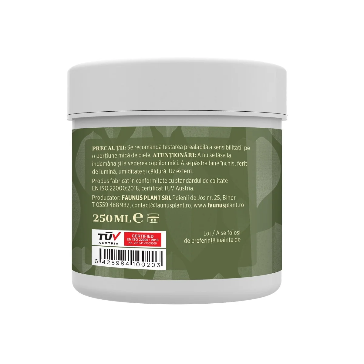 Gel pentru dureri reumatice Reumaticus, 250ml, Faunus Plant
