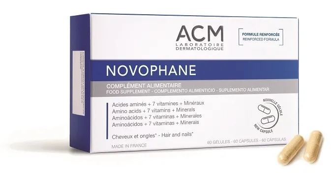 Capsule pentru par si unghii Novophane, 60 capsule, ACM